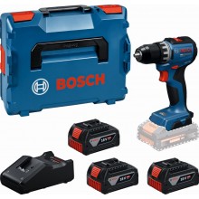 BOSCH GSR18V-52 Wiertarko-wkrętarka akumulatorowa, 3x 5,0Ah, L-BOXX 06019S0027
