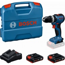 BOSCH GSB18V-52 PROFESSIONAL Aku wiertarko-wkrętarko udarowa, 2x 2,0Ah, L-Case 06019S0123