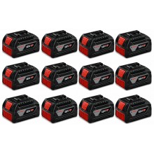 BOSCH GBA PROFESSIONAL 18 V Zestaw 12 akumulatorów 4,0 Ah 0602494004