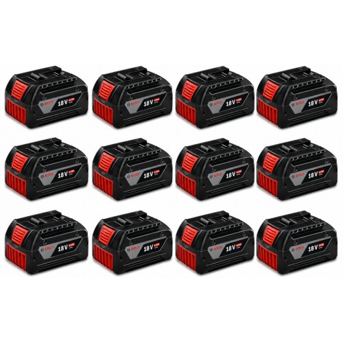 BOSCH GBA PROFESSIONAL 18 V Zestaw 12 akumulatorów 4,0 Ah 0602494004 BOSCH GBA PROFESSIONAL 18 V Zestaw 12 akumulatorów 4,0 Ah 0602494004