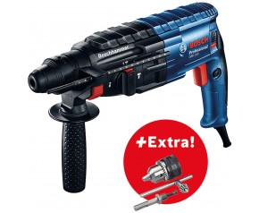 BOSCH GBH 2-24 DRE Mlot z uchwytem SDS-plus+uchwyt narzędziowy z kluczem+uchwyt wierta