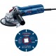 BOSCH GWS 9-125 S PROFESSIONAL Szlifierka kątowa + 1x tarcza do cięcia X-LOCK 0615990N3G