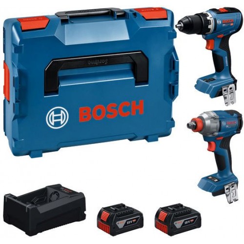 BOSCH Zestaw narzędzi PROFESSIONAL GDX 18V-285 + GSR 18V-65 + 2× 5,0 Ah +L-BOXX 0615A500E9 BOSCH Zestaw narzędzi PROFESSIONAL GDX 18V-285 + GSR 18V-65 + 2× 5,0 Ah +L-BOXX 0615A500E9