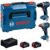 BOSCH Zestaw narzędzi PROFESSIONAL GDX 18V-285 + GSR 18V-65 + 2× 5,0 Ah +L-BOXX 0615A500E9