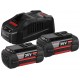 BOSCH 2× GBA 36V 6.0AH + GAL 3680 CV PROFESSIONAL Zestaw startowy 1600A00L1U