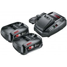 BOSCH Zestaw startowy 18 V (2 akumulatory 2,5 Ah + AL 1830 CV) 1600A011LD
