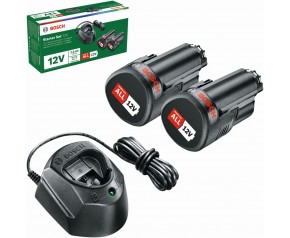 BOSCH Zestaw startowy 12 V (2 akumulatory 1,5 Ah i GAL 1210 CV) 1600A01L3E