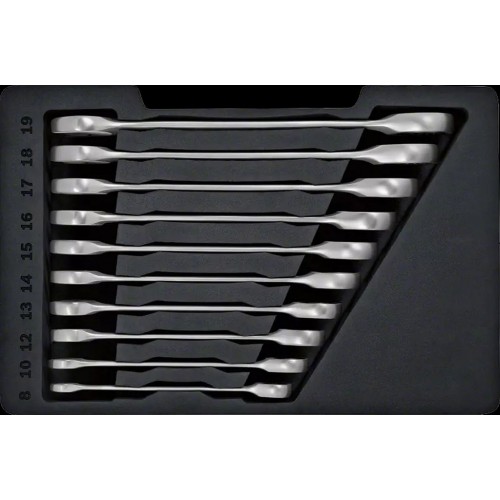 BOSCH Zestaw kluczy satin grey (10szt) 1600A02AU0
