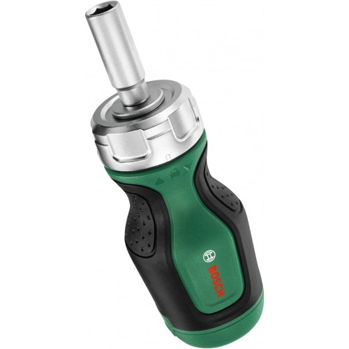 BOSCH Wkrętak z grzechotką, krótką rękojeścią i 6 końcówkami wkręcającymi 1600A032UZ