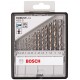 BOSCH 10-elem. zestaw wierteł do metalu Robust Line HSS-G, 135°, 1,5–6,5 mm 2607010538