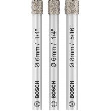 BOSCH Zestaw wierteł PRO Ceramic dry Drill Bit Set, 6 x 66, 6 x 66, 8 x 66 mm 2607011626