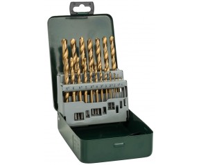 BOSCH 19-częściowy zestaw wierteł do metalu HSS-TiN 2607019437