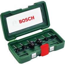 BOSCH 6-częściowy zestaw frezów HM (chwyt 6 mm) 2607019464