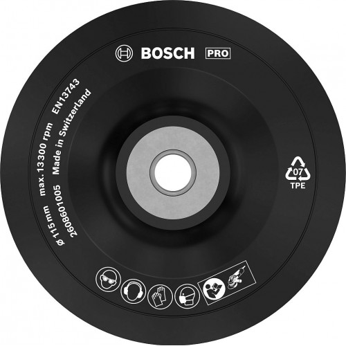 BOSCH Talerz oporowy PRO, miękki, 115 mm, M14 2608601005