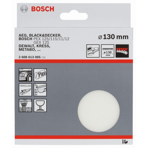 BOSCH Gąbka polerska 130 mm 2608613005 BOSCH Gąbka polerska 130 mm 2608613005
