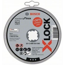 BOSCH X-LOCK Standard for Inox T41 125 x 22,23mm 2608619364