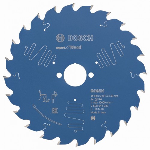 BOSCH Tarcza pilarska Expert for Wood 190 x 30 x 2,0 mm, 24 2608644083