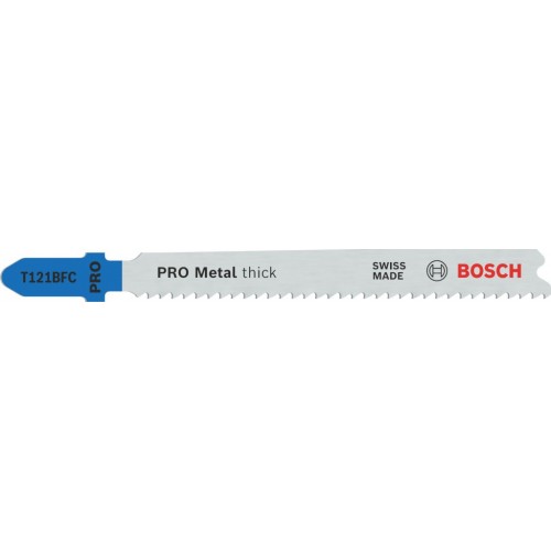 BOSCH Brzeszczot do wyrzynarki PRO Metal thick T121BFC, 92 mm, 3 szt. 2608655109