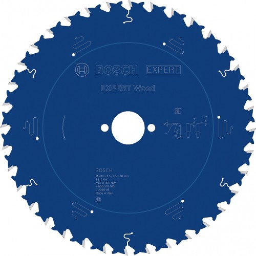BOSCH Tarcza pilarska Expert for Wood 230 × 2,5/1,8 × 30 mm, T36 2608902165