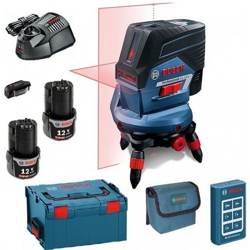 BOSCH GCL 2-50 C Laser liniowy + uchwyt obrotowy RM3 + aku 12V 2,0Ah; L-Boxx 06159940K BOSCH GCL 2-50 C Laser liniowy + uchwyt obrotowy RM3 + aku 12V 2,0Ah; L-Boxx 06159940K