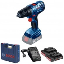 BOSCH GSR 180-LI PROFESSIONAL Wiertarko-wkrętarka, 18V, 2x 2.0Ah 06019F8109