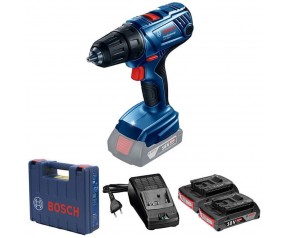 BOSCH GSR 180-LI PROFESSIONAL Wiertarko-wkrętarka, 18V, 2x 2.0Ah 06019F8109