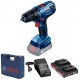 BOSCH GSR 180-LI PROFESSIONAL Wiertarko-wkrętarka, 18V, 2x 2.0Ah 06019F8109