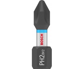 BOSCH Bit PRO Phillips Impact, PH2, 25 mm, z okienkiem, 10 × 25 szt. 2607002803