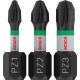 BOSCH Bit PRO PZ Impact, PZ1 × 25, PZ2 × 25, PZ3 × 25 mm, 3 szt. 2608522471