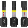 BOSCH Bit PRO T Impact, T20 × 25, T25 × 25, T30 × 25 mm, 3 szt. 2608522479 BOSCH Bit PRO T Impact, T20 × 25, T25 × 25, T30 × 25 mm, 3 szt. 2608522479