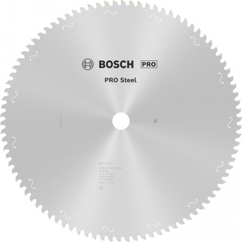 BOSCH Tarcza pilarska PRO Steel, do narzędzi przewodowych, 355 × 2,2 × 25,4 mm, T90