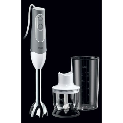 BRAUN Blender ręczny Multiquick MQ 520 Pasta, szary/biały 41001243