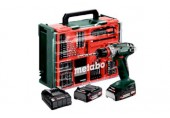 Metabo BS 18 Quick Set Wiertarko-wkrętarka akumulatorowa (18V 2x2Ah) 602217710