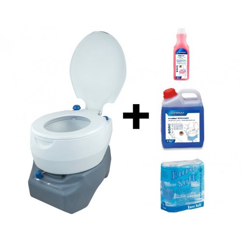 CAMPINGAZ Chemiczna toaleta Portable 20 L Combo + dezynfekcja i papier toaletowy