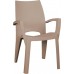 ALLIBERT SPRING Krzesło ogrodowe, 59 x 67 x 88 cm, Cappuccino 17186172