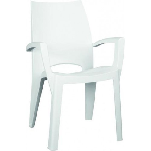 ALLIBERT SPRING Krzesło ogrodowe, 59 x 67 x 88 cm, biały 17186172