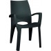 ALLIBERT SPRING Krzesło ogrodowe, 59 x 67 x 88 cm, antracyt 17186172