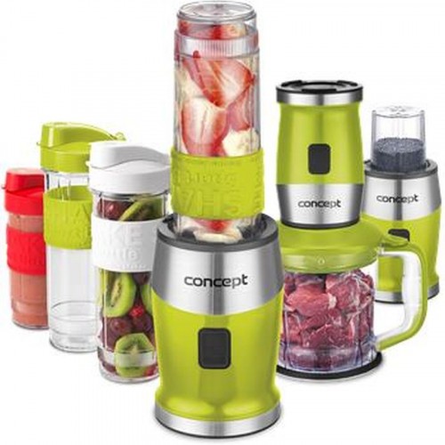 CONCEPT SMOOTHIE MAKER + CHOPPER + MŁYNEK 700 W ZIEL. 2 X 570 ML + 400 ML sm3393