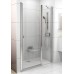 RAVAK CHROME CSD2–100 Drzwi prysznicowe dwuelementowe białe + transparent 0QVAC100Z1