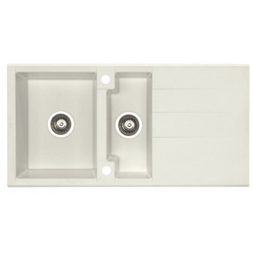 ALVEUS Cubo 70 zlewozmywak, 980 x 500 mm, cream 1088565