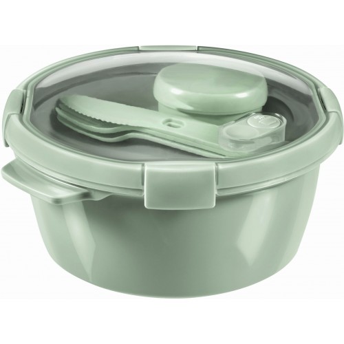 CURVER SMART TO GO 1,6L Pojemnik na żywność okrągły 22x11cm miętowy 00921-Q19