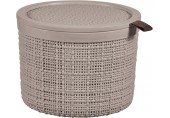 CURVER JUTE 2L Koszyk okrągły 17 x 17 x 13 cm, taupe 01903-382