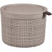 CURVER JUTE 2L Koszyk okrągły 17 x 17 x 13 cm, taupe 01903-382