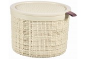 CURVER JUTE 2L Koszyk okrągły 17 x 17 x 13 cm, beżowy 01903-885