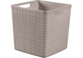 CURVER JUTE 17L Koszyk kwadratowy 28 x 28 x 27 cm, taupe 01906-382