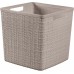 CURVER JUTE 17L Koszyk kwadratowy 28 x 28 x 27 cm, taupe 01906-382