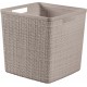 CURVER JUTE 17L Koszyk kwadratowy 28 x 28 x 27 cm, taupe 01906-382