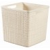 CURVER JUTE 17L Koszyk kwadratowy 28 x 28 x 27 cm, beżowy 01906-885