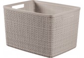 CURVER JUTE L 20L Koszyk 36 x 28 x 23 cm, taupe 01907-382