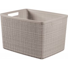 CURVER JUTE L 20L Koszyk 36 x 28 x 23 cm, taupe 01907-382